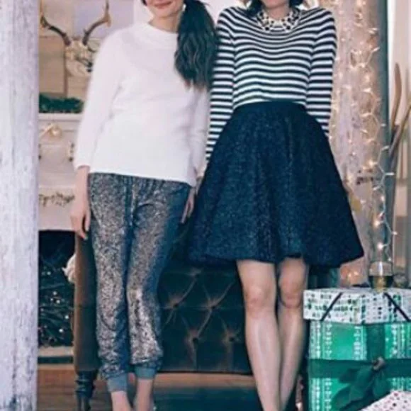 Anthropologie Women Polaris Sparkle Skirt - Picture 4 of 7